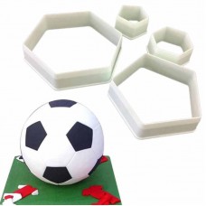 Cortador Bola de Futebol Hexagonos Formas Geometricas