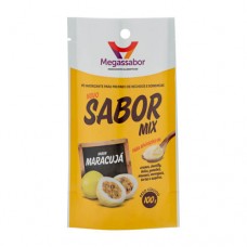 Pó Saborizante Sabor Mix Maracujá 100g Megassabor