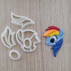 Cortador My Little Pony - Pony Rainbow Dash